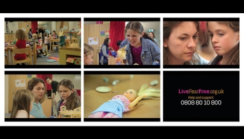 Welsh Government Live Fear Free campaign